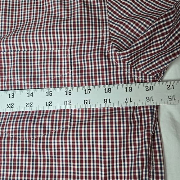 Untuckit Slim Fit Wrinkle Free Short Sleeve Button Down Shirt Mediu No Care Tag - Picture 5 of 8